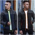 Herren Bomberjacke Steppjacke Übergangsjacke Jacke Zipp Blouson Casual DSTREET