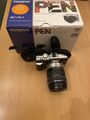 Olympus PEN E-PL1 12.3MP Digitalkamera - Schwarz (Kit mit ED 14-42mm Objektiv)