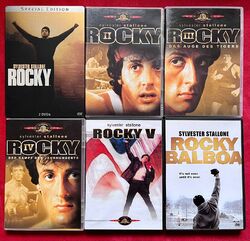 DVD - Rocky - The Complete Saga (Teil 1+2+3+4+5+6 Balboa) Sammlung Steelbook