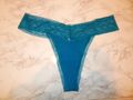 Victoria s Secret XL  Tanga String Thong Höschen Unterhose Slip Panty türkis