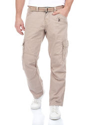 TIMEZONE Herren Cargo Jeans Hose BenitoTZ Loose Fit Gürtel Baumwolle Taschen 