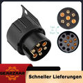 Adapter 7- auf 13-polig Für Verbindung PKW Anhängerkupplung Steckdose Stecker