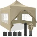 Pavillon 3x3/4,5/6M Wasserdicht Gartenzelt Partyzelt Faltpavillon Gartenpavillon