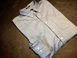 GANT Herrenhemd blau Gr. 45/46 XXL wie neu Tie