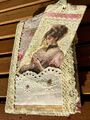 junk journal buch, Unikat, Handarbeit, Vintage, Spitze, Ephemera, Knistert