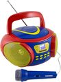 Telefunken RC1006M tragbarer Kinder CD Player MP3 UKW Radio Aux Boombox Mikrofon