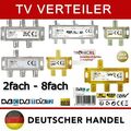 SAT Verteiler digital Kabel BK UKW TV DVB-T Radio Unicable HD Splitter DVBT2 4K