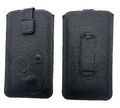 Handy Tasche schwarz für Nokia 235 4G (2024) - Hülle Etui Case Sleeve Circle