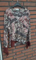 Bluse von Pier Angelini - Gr 42 - Langarm - leicht transparent mit toller Spitze