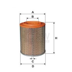 FILTRON Filter Motorluftfilter Luftfilter AM 411/2 passend für GAZ Volga