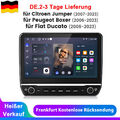 Für Fiat Ducato 2007-2023 10.1'' Carplay Android 13 Autoradio GPS Navi WIFI DAB+