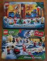 Lego City Adventskalender 60268 (2020) & 60201 (2018)