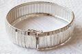 Armband ~ Strukturiert ~ Gestempelt 925 Silber ~ Italienisch ~ Vintage ~ Top