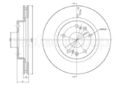 2x 23-1530C METELLI Bremsscheibe für SUZUKI