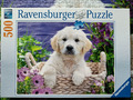 Ravensburger Puzzle 500 Teile  " Süßer Golden Retriever "  *TOP*