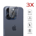 3X iPhone Kameraschutz 16 15 14 13 12 11 Pro Mini 9H Echt Hartglas Panzerfolie