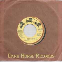 George Harrison All Those Years Ago US 45 7" Single USA + Writing's On The Wall