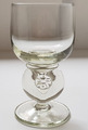 Peill & Putzler Portobello Rotwein Glas Stiel mit Blume 1970er Vintage