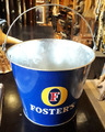 Fosters Bier Eimer 5l Metall Kühler Eisbox Flaschen Eiswürfel Behälter Eiseimer