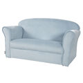 roba Kindersofa 'Lil Sofa' mit Armlehnen, bequeme Kindercouch, hellblau - B-Ware