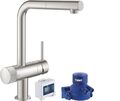 F30 Grohe Blue Pure Minta Starter Kit Super Steel | 30382DC0