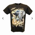 Animali nella Giungla - 2D Caballo T-Shirt Luminosa al Buio