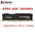 HyperX FURY DDR3 8GB 16GB 32GB 1866 MHz PC3-14900 Desktop RAM Memory DIMM 240pin