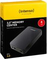 Festplatte 3,5" Intenso Memory Center 4TB (4000GB) ,extern, USB3.0 schwarz 