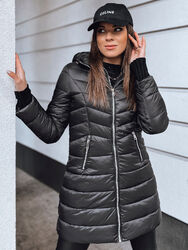 Damen Winterjacke Steppjacke mit Kapuze Übergangsjacke Bodywarmer DSTREET S-XL