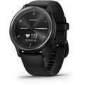 Hybrid Smartwatch GARMIN VIVOMOVE SPORT Silikon Schwarz 40mm 010-02566-00