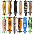 Longboard Skateboard My Area Streetsurfing Cruiser, Downhill, Bamboo Surfer Neu