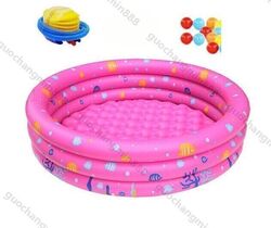 Aufblasbarer Schwimmbecken für Kinder Baby Kleinkinder Planschbecken Pool 80cm ~