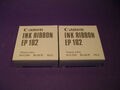 2x Canon Ink Ribbon  Farbband schwarz/rot EP-102  13mm x 6m