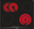 Siemens ET675FNP1E iQ300 Glaskeramik-Kochfeld, 60 cm, mit Rahmen aufliegend