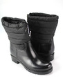 Skechers Gr.39 Uk.6 Damen Gummistiefel Stiefelette Boots Winter Schwarz TOP F483