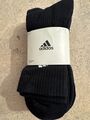 adidas Unisex Socken, 6er Pack - Sportswear Crew, Logo, gepolstert, einfarbig...