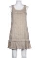 Comma Kleid Damen Dress Damenkleid Gr. EU 40 Baumwolle Beige #ll8ixl4