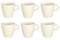 Villeroy & Boch MANUFACTURE ROCK BLANC Kaffeebecher 350ml 6er Set weiß Porzellan