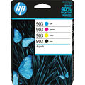 HP 903 Druckerpatrone 4er-Pack Original Schwarz, Cyan, Magenta, Gelb 6ZC73AE ...