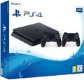 Sony Playstation 4 slim 500 GB [inkl. 2 Wireless Controller] schwarz