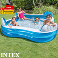 Intex Schwimmbecken Metallrahmen Pool Familienpool Kinderpool 229 x 229 x 66 cm
