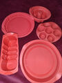 Tupperware Silikon Backset 5-teilig, fast neu