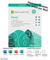 Microsoft 365 Family - Office 365 | 6Nutzer | Mehrere PC/MAC | 12+3 Monate | ESD