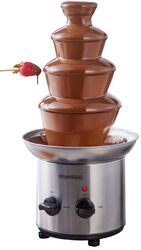 Schokoladenbrunnen 800 W Schokofondue Fondue Schokofontäne Schokobrunnen170 Watt 1250g Edelstahl Leichte Reinigung Hitzefest 