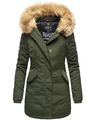 Marikoo Karmaa Damen Winter Jacke Stepp Parka Mantel Winterjacke warm gefüttert