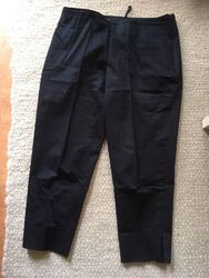 Schicke, bequeme  7/8 Hose Peter Hahn Gr. 19 Dunkelblau Baumwolle Stretch