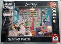 Schmidt Spiele 59653 Großmutters Stube, 1000 Teile Secret Puzzle Read, Steve: