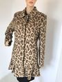 Escada Mantel Mischung aus Wolle, Seide u. Angora Animal Print Gr. 40