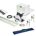 Festool Tauchsäge TS 55 FEBQ Plus FS 577010 + Tasche Hebelzwinge Splitterschutz