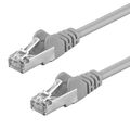 CAT5e Kabel SF/UTP Patchkabel DSL LAN Netzwerkkabel Ethernet grau 0,25 m - 50 m